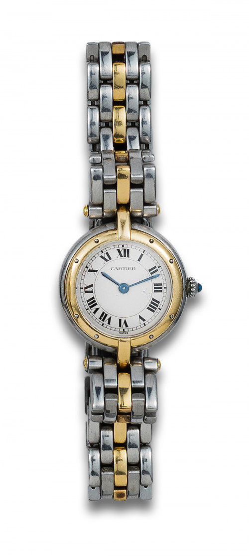 RELOJ DE PULSERA DE SEÑORA CARTIER PANTHERE VENDOME DE ACER