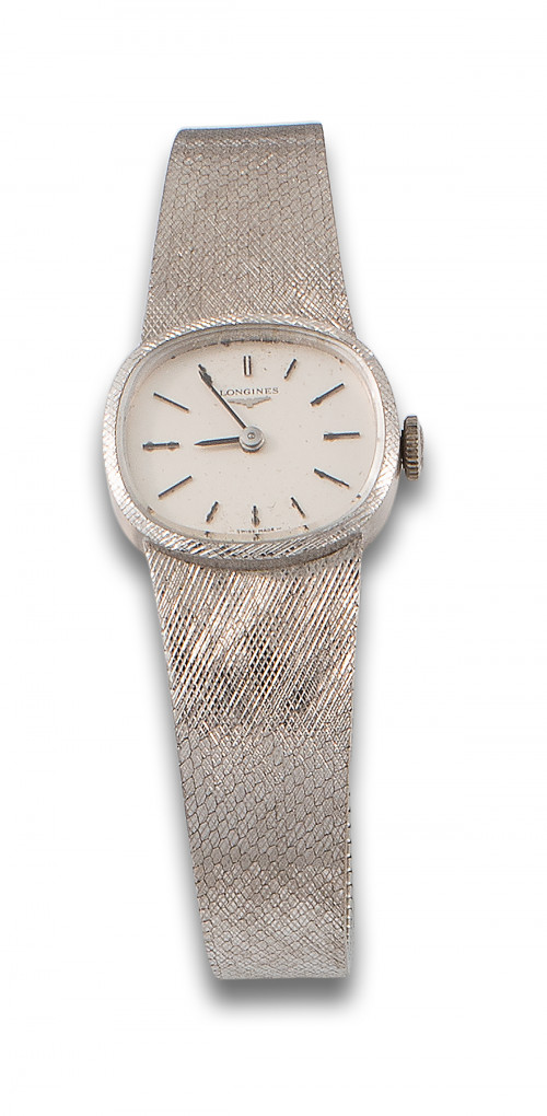 RELOJ MALLA LONGINES ORO BLANCO