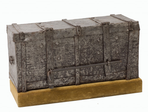 Caja de caudales de hierro, posiblemente Alemania, S. XVII