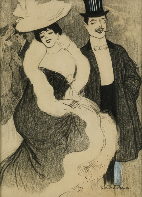 JOAN CARDONA LLADOS, "Parejas", Pareja de técnicas mixtas s