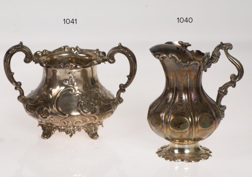 Azucarero en plata sterling inglesa, marcas de Londres 186