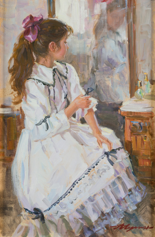 ALEXANDRE AVERINE, "Niña frente al espejo"