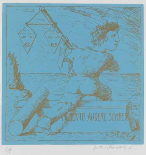GUILLERMO PÉREZ VILLALTA, "Memento Audere semper", 1985, Se
