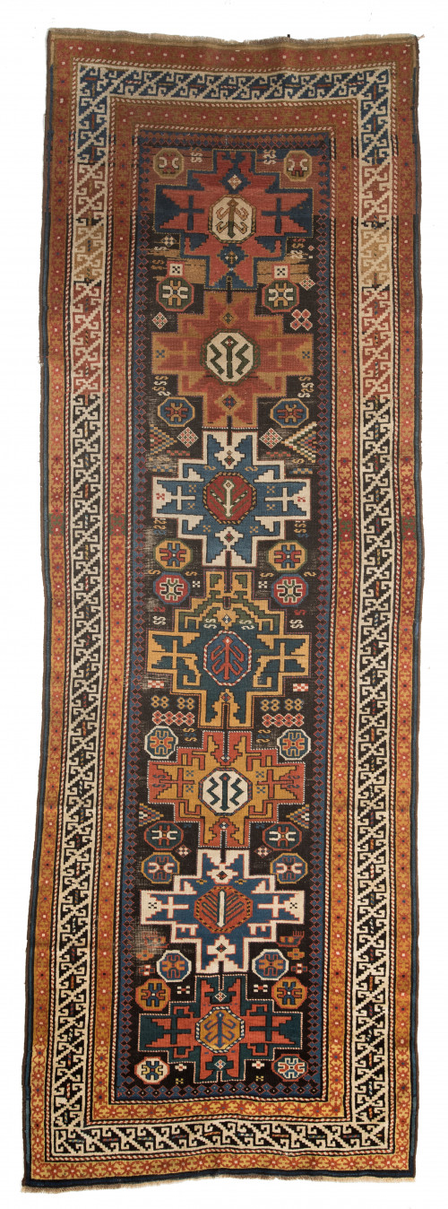 Alfombra de pasillo de lana persa