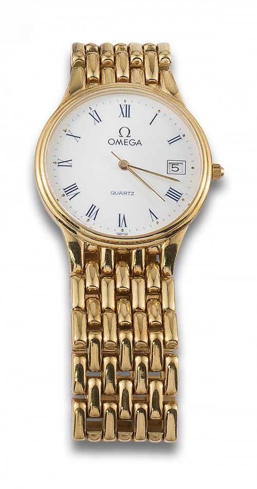 RELOJ DE PULSERA OMEGA DE ORO AMARILLO