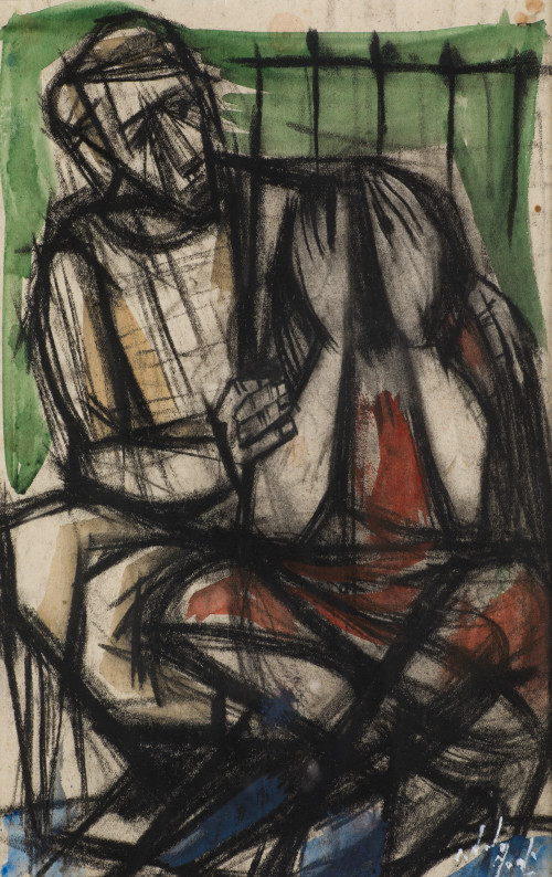 ÁLVARO DELGADO, "Sin título", Técnica mixta