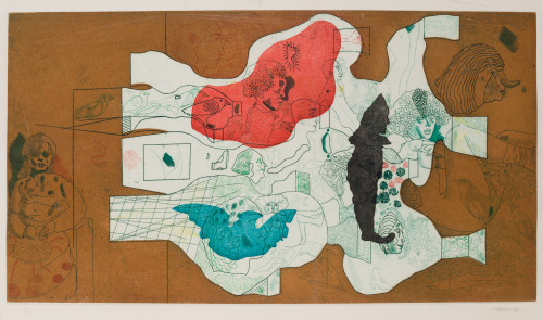 JORGE CASTILLO, "Sin título" , 1978, Grabado