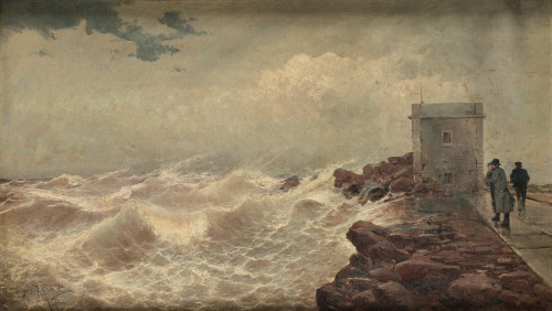 JAVIER JUSTE, "Marina", 1886