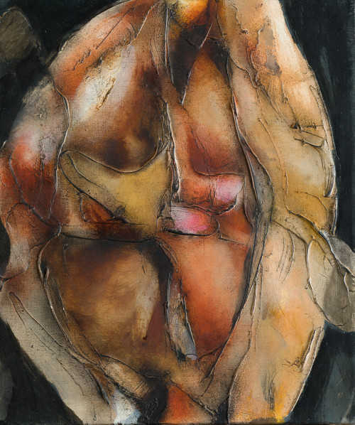 ANTONIO SUÁREZ, "Composición", Óleo sobre lienzo