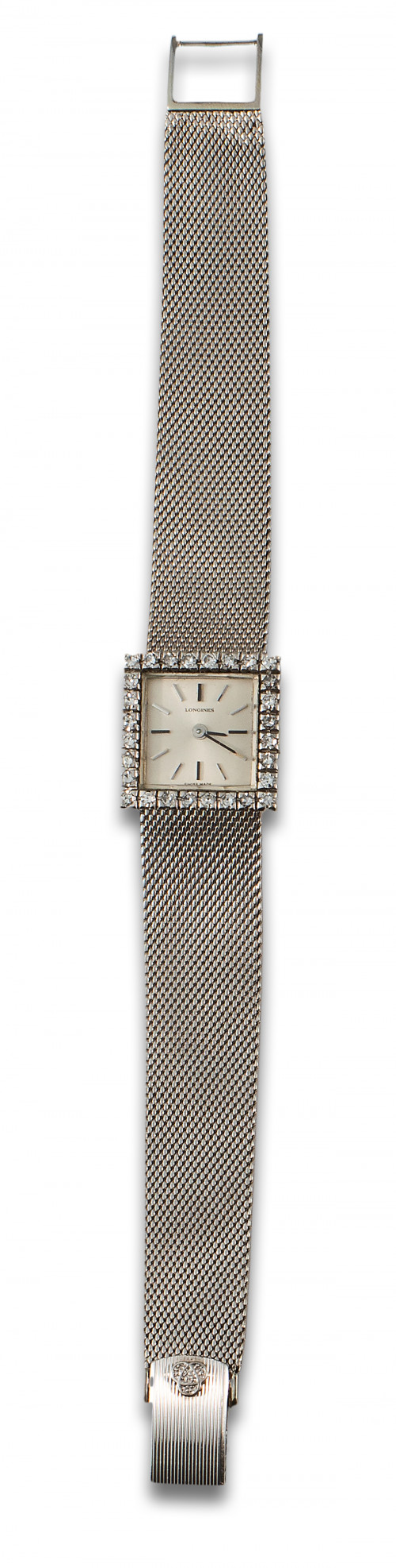 RELOJ DE DAMA LONGINES EN ORO BLANCO CON DIAMANTES