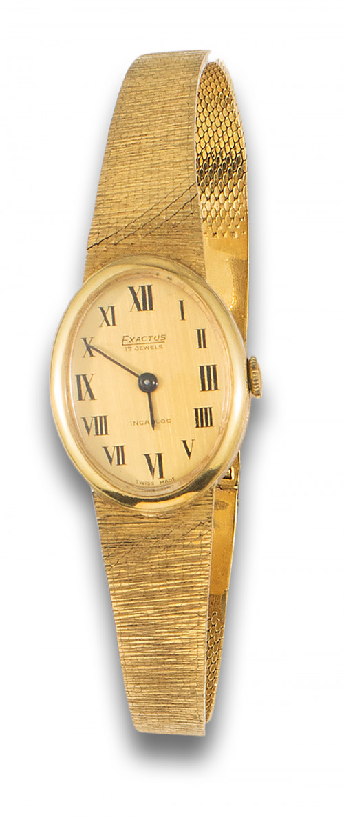 RELOJ DE SE ORA EXACTUS EN ORO AMARILLO
