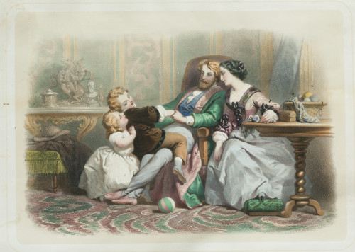JULES MARIE DESANDRE, "Escenas cotidianas", Seis litografía