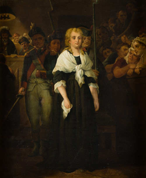 SEGUIDOR DE PAUL DELAROCHE, "María Antonieta de Austria fre
