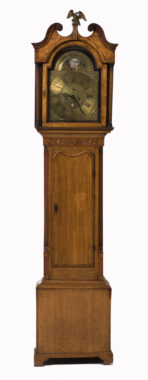 Reloj de caja alta en madera, Thomas Brown Chester, Inglate