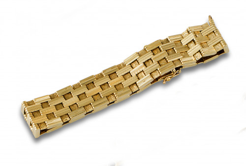 PULSERA, AÑOS 70, DE ORO AMARILLO