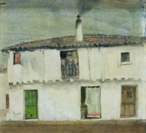 FRANCISCO GARCÍA ABUJA, "Casa en el campo", Encaústuca y mi