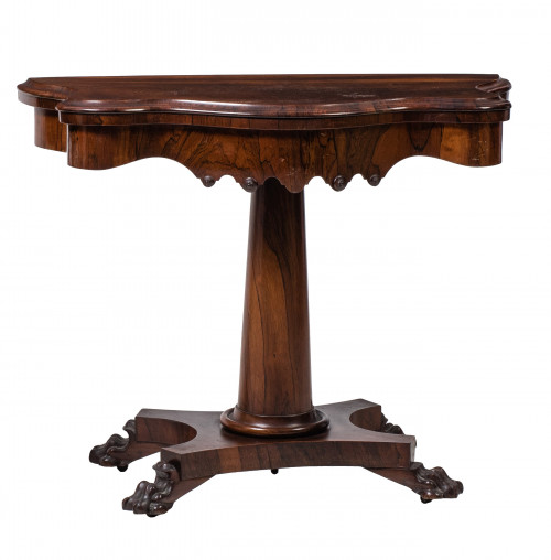 Consola de arrimo de palosanto, William IV, Inglaterra, S. 