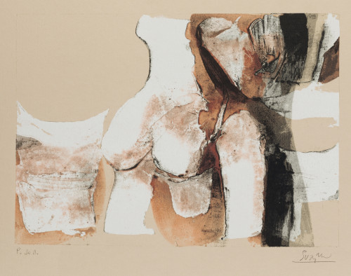 ANTONIO SUÁREZ, "Sin título", Impresión offset