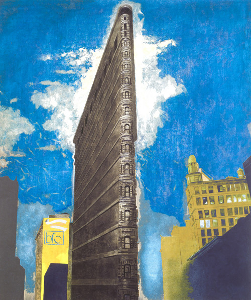 JORGE CASTILLO, "Iron Building Nueva York", 2013, Fotolitog