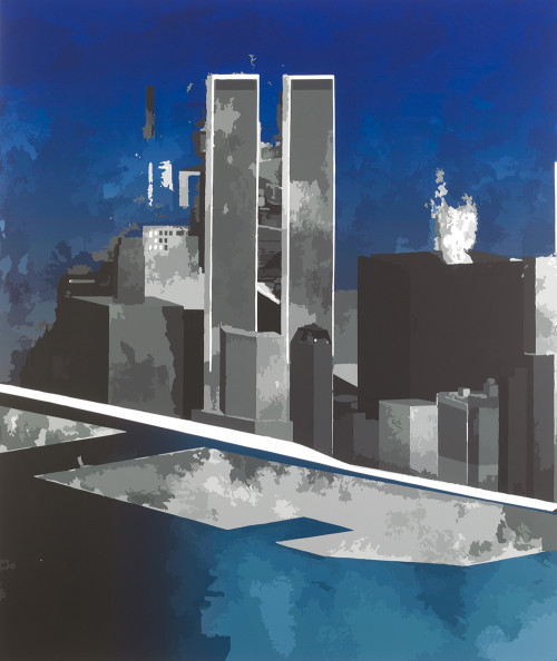 JORGE CASTILLO, "Nueva York", 2013, Fotolitografia sobre pa