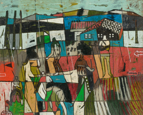 MARTIN HANOOS, "Sin título", 1987, Óleo sobre lienzo