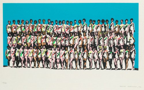  EQUIPO REALIDAD, "Sin título", 1970, Grabado