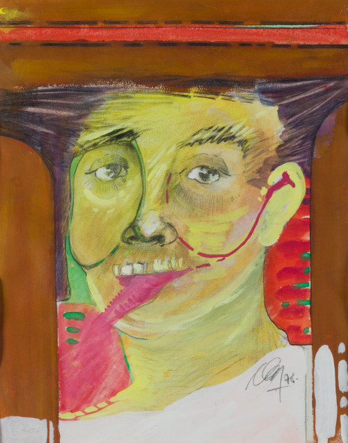 ESCUELA ESPAÑOLA, "Rostro", 1978