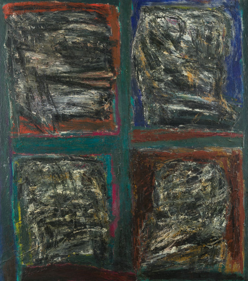 ADRIAN  MOYA, "4 Retratos", 1986, Óleo sobre lienzo