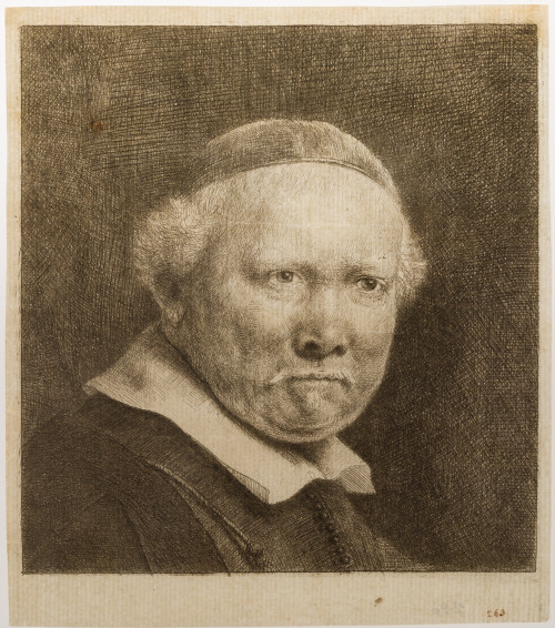 REMBRANDT VAN RIJN, "Retrato de Lieven Willemsz van Coppeno