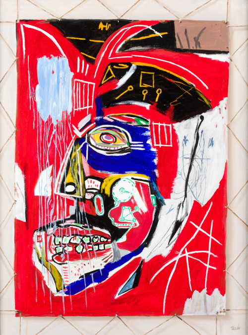 MANUEL  TERÁN, "Tributo a los genios Basquiat"