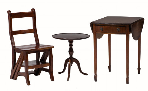 Silla convertible en escalera, med. S. XX