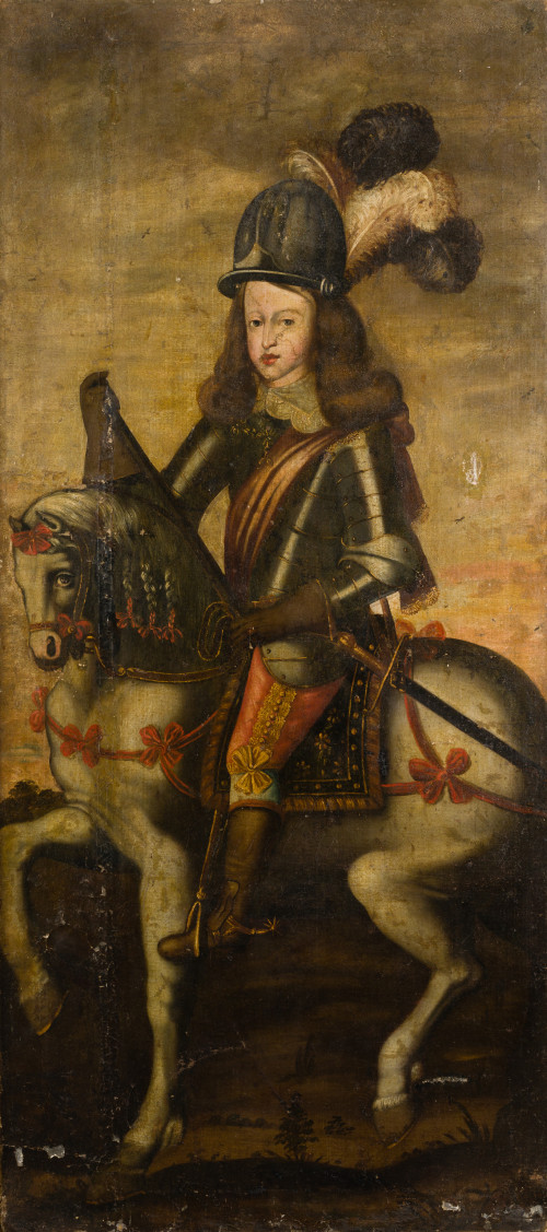 "Retrato ecuestre de Carlos II"