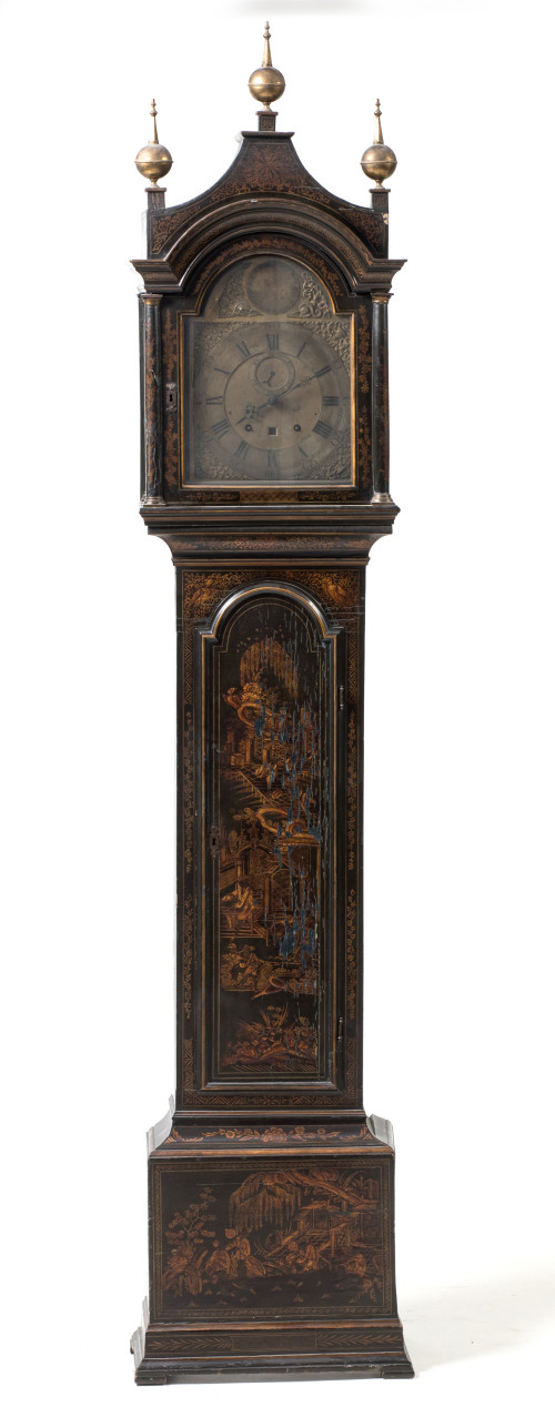 Reloj de caja alta estilo Reina Ana, Robert Higgs, Inglater