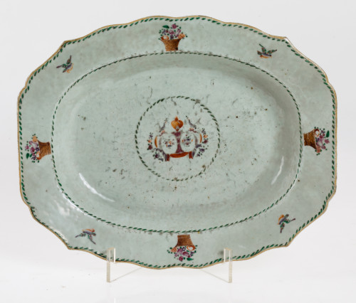 Fuente de porcelana Compañía de Indias, China, S.XVIII