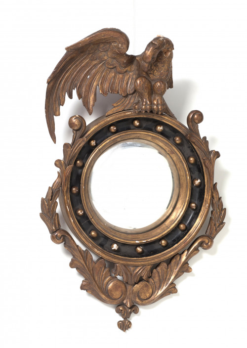 Espejo circular estilo Regency, ,