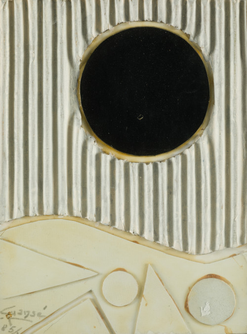 ANTONIO GUANSÉ, "Sin título", 1985, Técnica mixta sobre car