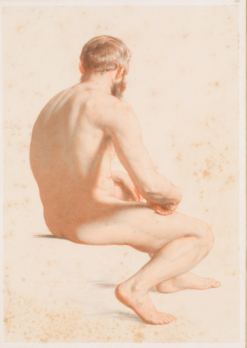 WILLIAM MULREADY, "Desnudo masculino y femenino sentado", P