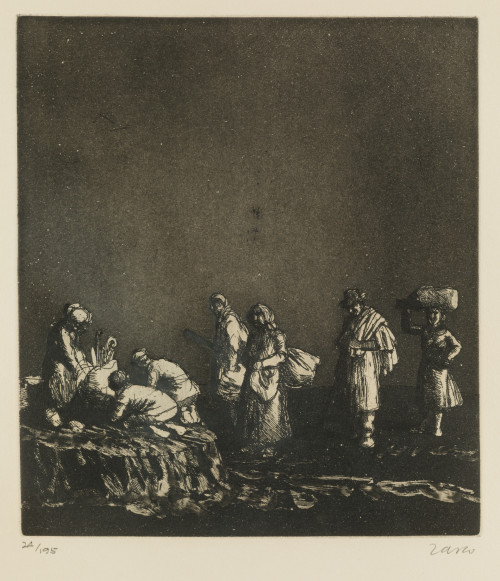 ANTONIO ZARCO, "Dolores la escandalosa", 12 aguafuertes