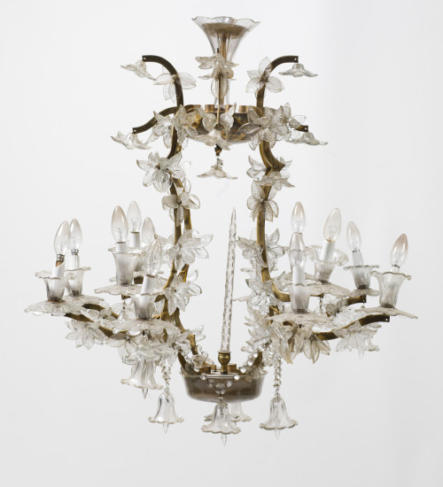 Lámpara de techo de estilo Luis XV, med.S.XX