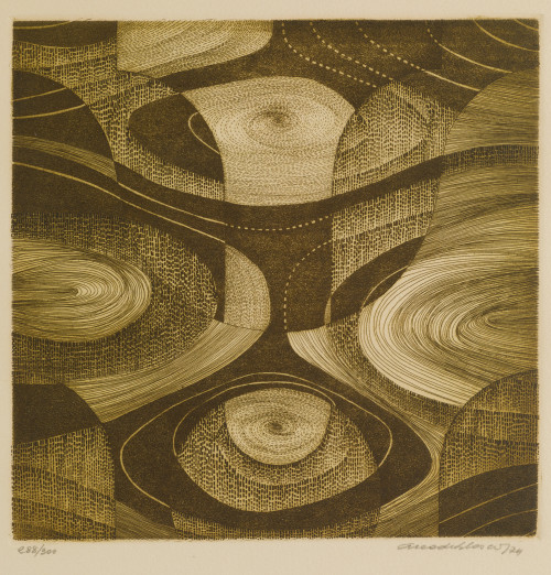 ARCADIO BLASCO, "Sin título", Grabado