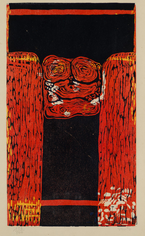 JOSE VENTO RUIZ, "Sin título", Xilografía sobre papel