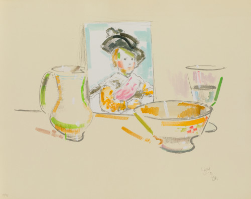 RAMÓN GAYA, "El príncipe Baltasar Carlos", 1990 , Litografía