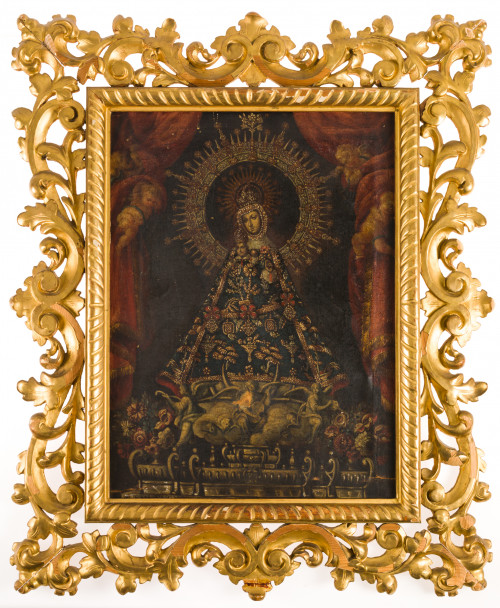 ESCUELA ESPAÑOLA, "Virgen de la Fuencisla"