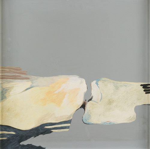 MESA ESTEBAN DRAKE, "Sin título", Óleo sobre tabla