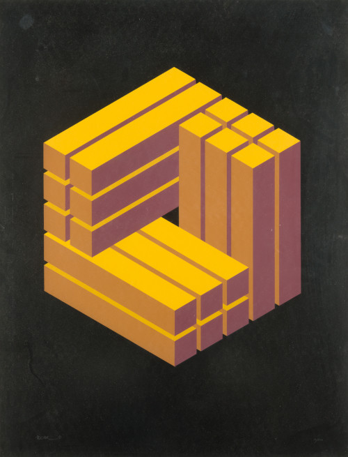 JOSÉ MARIA LÓPEZ YTURRALDE, "Figura imposible", 1973, Serig