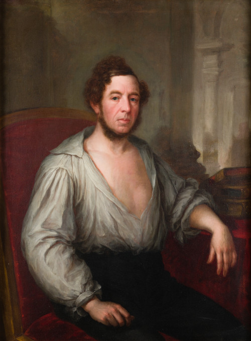 JOSÉ GUTIÉRREZ DE LA VEGA, "Retrato de caballero", c. 1835-