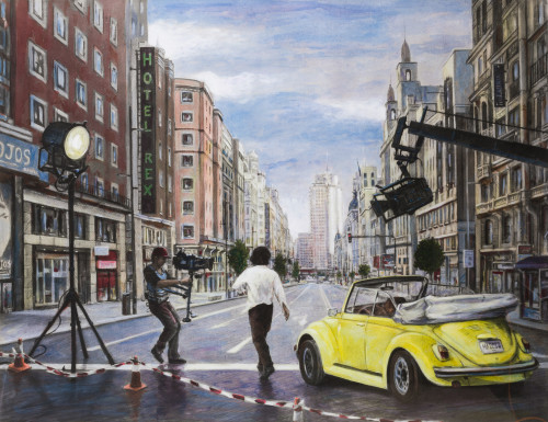 MANUEL  TERÁN, "Abre los ojos", Grabado