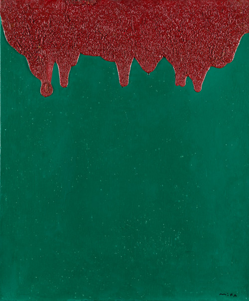 VÍCTOR MIRA, "Bajo la sangre de Saturno", 1988, Técnica mix