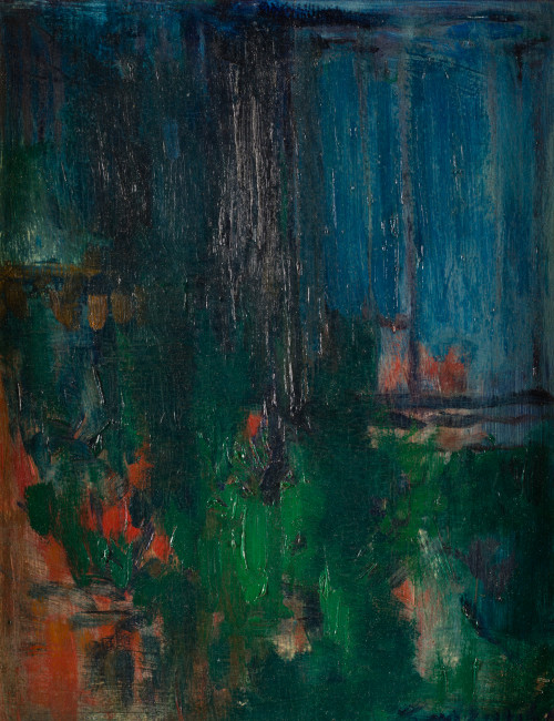 JOSÉ GAUSACHS, "Sin título" OJO, Óleo sobre tablex