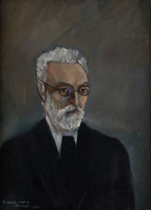 BERNARDINO BIENABE ARTIA, "Don Miguel de Unamuno", 1926, Ól